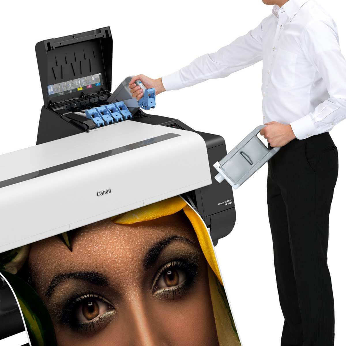 Großformatdrucker im Firmen- und Serviceeinsatz